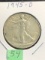 1945-D Silver Walking Liberty half dollar