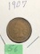 1907 Indian Head penny