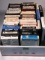 Box of 8 track tapes