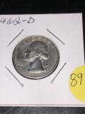 1962-D  Washington Silver Quarter