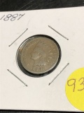 1887 Indian Head penny