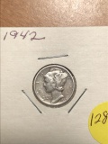 1942 Mercury dime