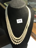 3 strands of Pearls