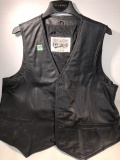 Leather vest Size Medium