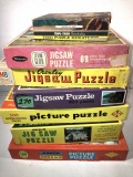 Boxes of old puzzles