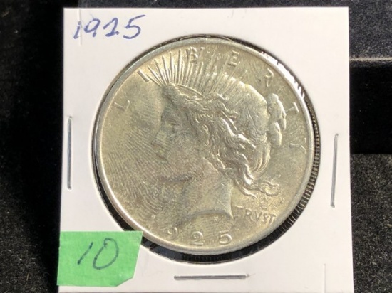 1925 Silver peace dollar