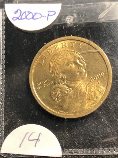 2000-P Sacajawea Dollar coin