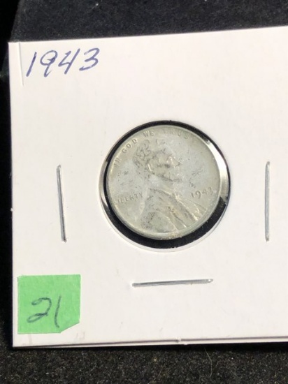 1943 Lincoln War Steel cent