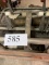 Old paper tape masking machine with metal cart