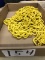 Yellow 30 feet of plastic chain