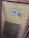 2' x 4' Yellow tinted Glass Window