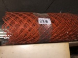 Plastic snow fence