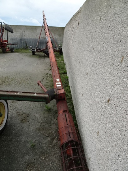 8”X60’ TRANSPORT GRAIN AUGER, PTO