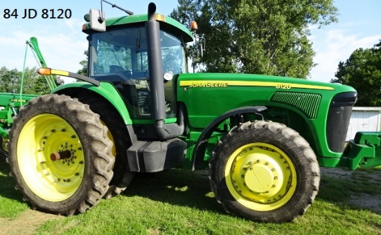 2004 JD 8120 MFWD TRACTOR