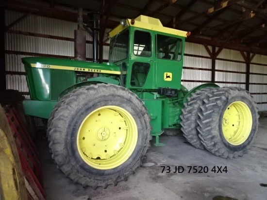 1973 JD 7520 CLASSIC 4X4 ARTICULATE TRACTOR