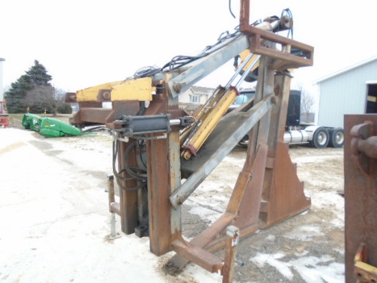 WAYNES MFG. PITCH TILE PLOW, HYD. TILE FEEDER,