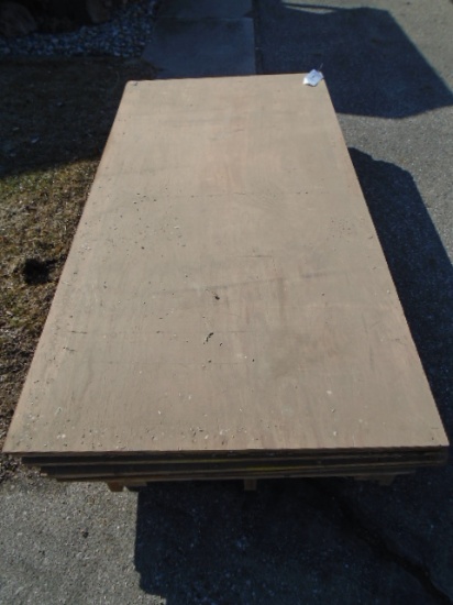 12 PCS. 1/4INCH 4FT X 8FT PLYWOOD T&G SHEETING