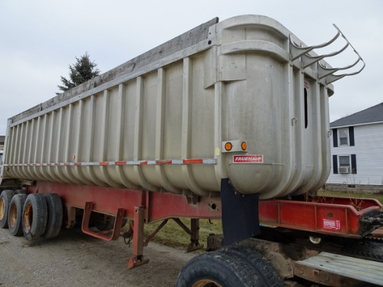 *1982 FRUEHAUF 28' ALUM. HYD. DUMP TRAILER