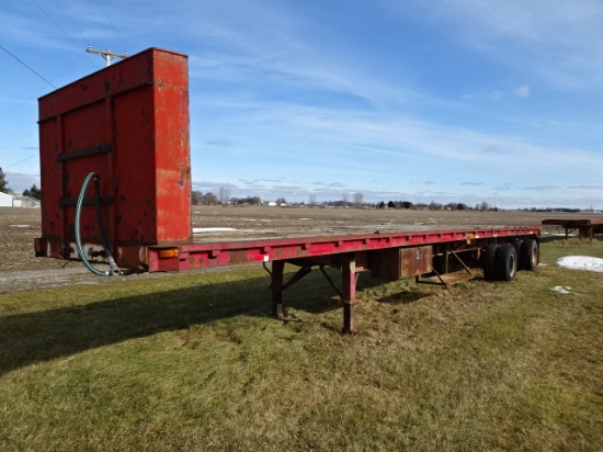 *1982 40' GREAT DANE T/A FLATBED TRAILER