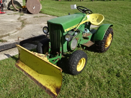 JD 112 ROUND FENDER HYDRA LIFT RIDING LAWN TRACTOR