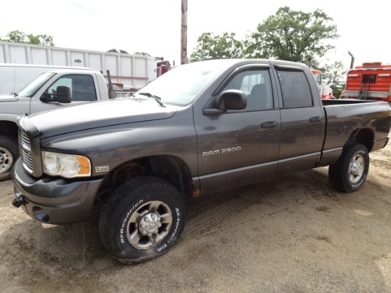 2003 DODGE ¾ TON 4X4 EXTENDED CAB TRUCK