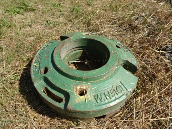 PR OF F&H NO.161 SOLID REAR WHEEL WEIGHTS