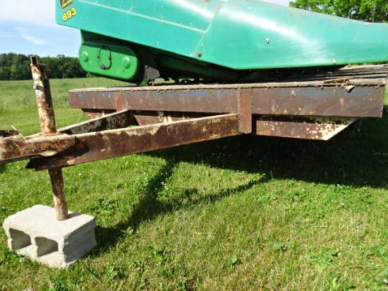 S/A FLAT BED TRAILER   USED FOR CORN HEAD TRANSPORT