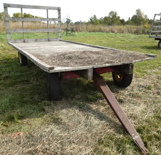 8’X16’ HAY RACK ON 8 TON GEAR