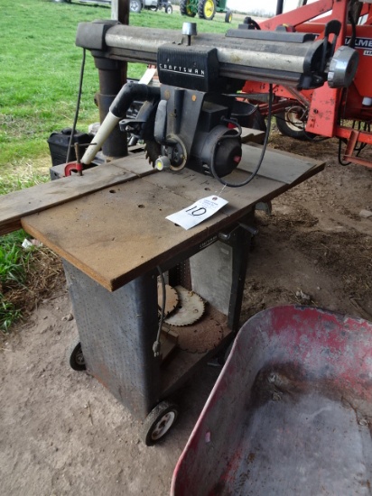 SEARS 10” RADIAL ARM SAW