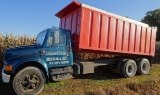 1990 IHC 4954 LIVE TANDEM GRAIN TRUCK