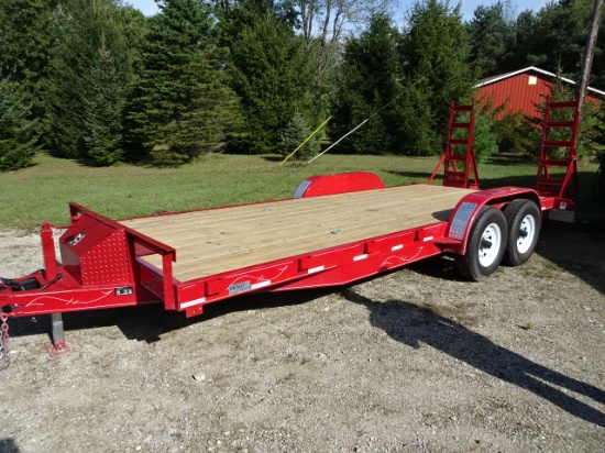 *2019 WESCO 18+2 TANDEM AXLE FLAT BED TRAILER