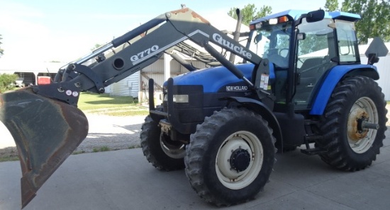 2000 NW HOLLAND  TM 125 MFWD LOADER TRACTOR  2340 HRS  1 OWNER