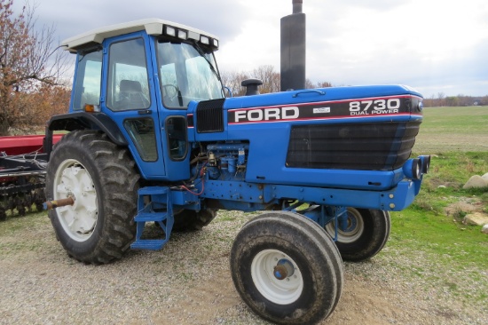 1991 FORD 8730 2WD TRACTOR