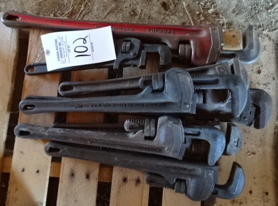 8 PIPE WRENCHES