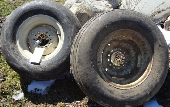 PR 15" MOUNTED IMPLEMENT TIRES ON 6 BOLT RIMS