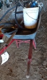 WHEEL BARREL W/ GREASE GUNS