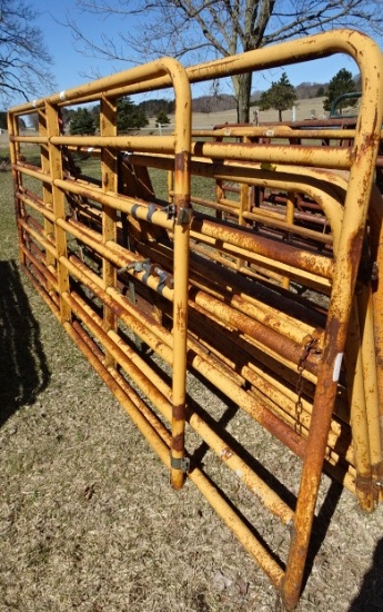 (2) SIOUX GATES, 12' & 16' SOLD ALL ON ONE MONEY