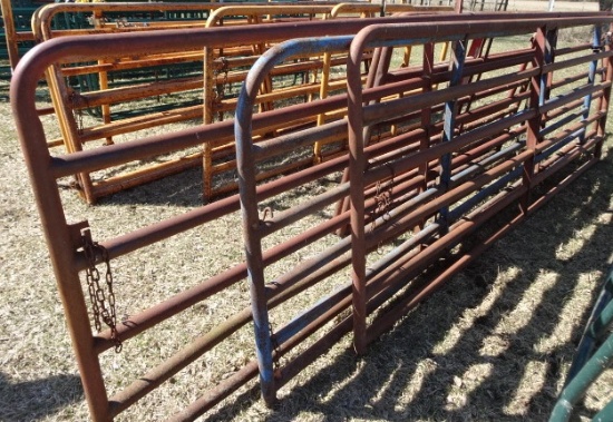 (3) GATES IN GOOD CONDITION, 12'14'&18',