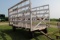 GEHL WAGON GEAR W/ 9’X16’ WOOD BALE KICKER RACK