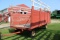 MFG. WAGON GEAR W/ WOOD BALE RACK