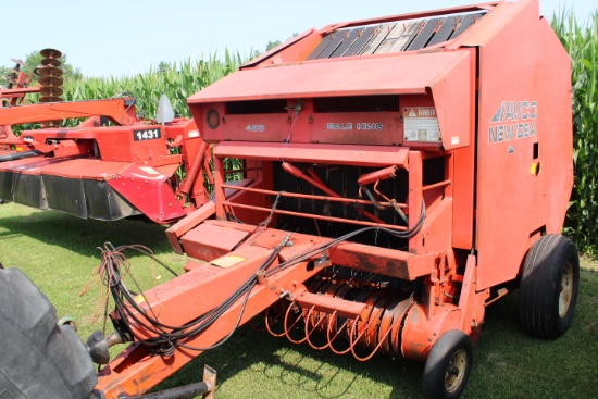 NEW IDEA 486 ROUND BALER, SN# 03449
