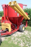 NEW HOLLAND 355 GRINDER MIXER, LONG AUGER, NICE COND. 540 PTO