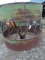 METAL ROUND BALE CONE HAY FEEDER