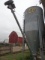 GSI 9 TON FREESTANDING GALV. BIN W/ 115V. UNLOAD AUGER