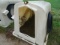 6’ POLY EZ-HUTCH CALVE HUTCH W/ BOTTLE & BUCKET HOLDER, CHAIN & COLLAR
