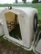6’ POLY EZ-HUTCH CALVE HUTCH W/ BOTTLE & BUCKET HOLDER, CHAIN & COLLAR