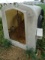 6’ POLY EZ-HUTCH CALVE HUTCH W/ BOTTLE & BUCKET HOLDER, CHAIN & COLLAR