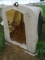 6’ POLY EZ-HUTCH CALVE HUTCH W/ BOTTLE & BUCKET HOLDER, CHAIN & COLLAR