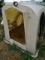 6’ POLY EZ-HUTCH CALVE HUTCH W/ BOTTLE & BUCKET HOLDER, CHAIN & COLLAR