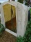 6’ POLY EZ-HUTCH CALVE HUTCH W/ BOTTLE & BUCKET HOLDER, CHAIN & COLLAR